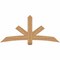Ekena Millwork Alberta Smooth Timber Gable Bracket, Western Red Cedar, 72"W x 33"H x 3 1/2"D x 5 1/2"F, 11/12 Pitch GBW072X33X0406ALB00SWR - alternate 1